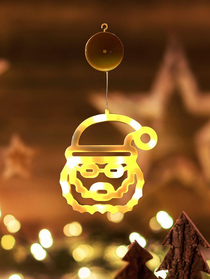 Luci natalizie a LED per finestre OLDSIXTH con ventose - 30 forme festive_voghion.com