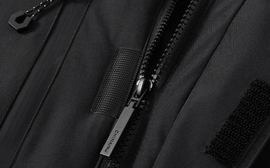 Chaqueta impermeable de invierno para hombre con capucha desmontable | Relleno de algodón grueso | Exterior de 95 % poliéster | Estilo urbano y de trekking (L-4XL) en gris/negro/oliva_voghion.com