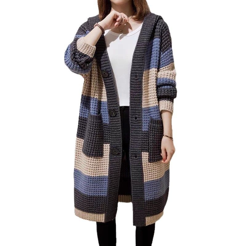 Oversized Hooded Cardigan – Chunky Knit Longline Coatigan For Women | Cozy & Boho-Chic_voghion.com