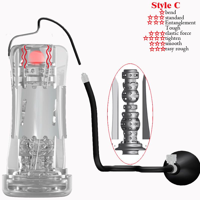 Quetschen Unterdruck Flugzeug Cup Aufladen 10 variable Frequenz Vibration Burst Masturbator Kristall transparent_voghion.com