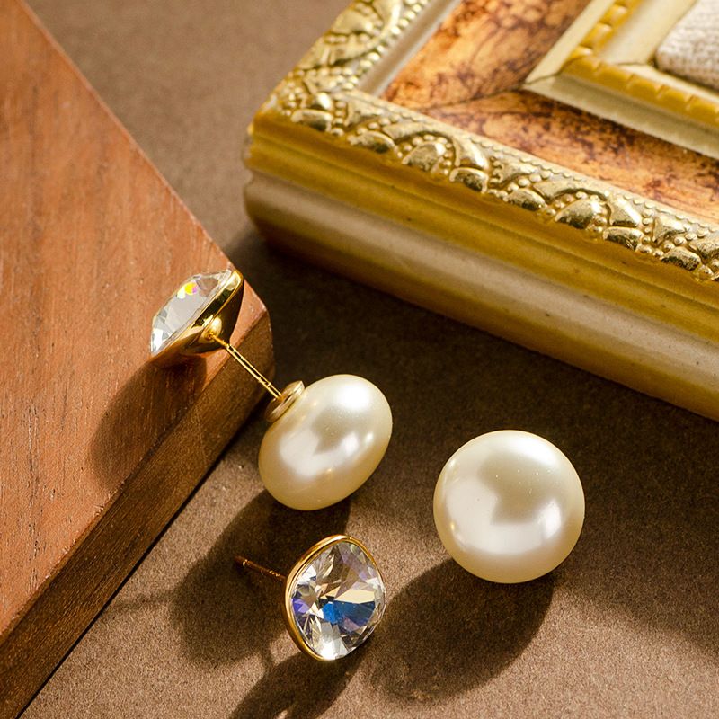 Eleganter französischer Duft im kleinen Stil, mit doppelseitiger Kristallperle auf Vorder- und Rückseite, High-End-Gefühl für Damen,_voghion.com