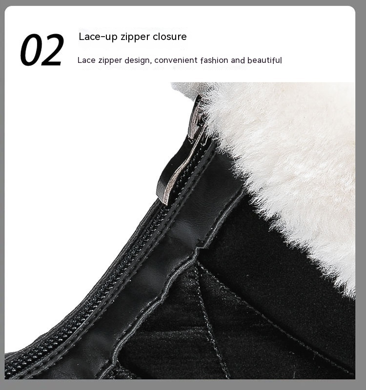 Nuovo isolamento termico e freddo ispessito in cotone invernale, stivali da neve antiscivolo per donna con_voghion.com