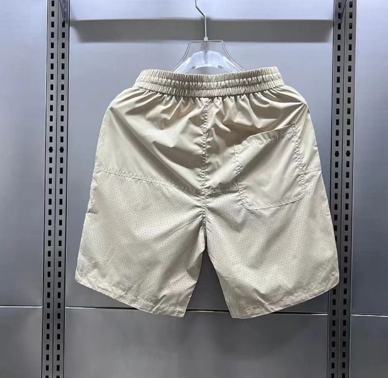 Men's Clothing Summer Breathable Thin Sports Quick Drying Shorts Men's Solid Color Mesh Casual Shorts Loose Outer Wear Beach Pants_voghion.com