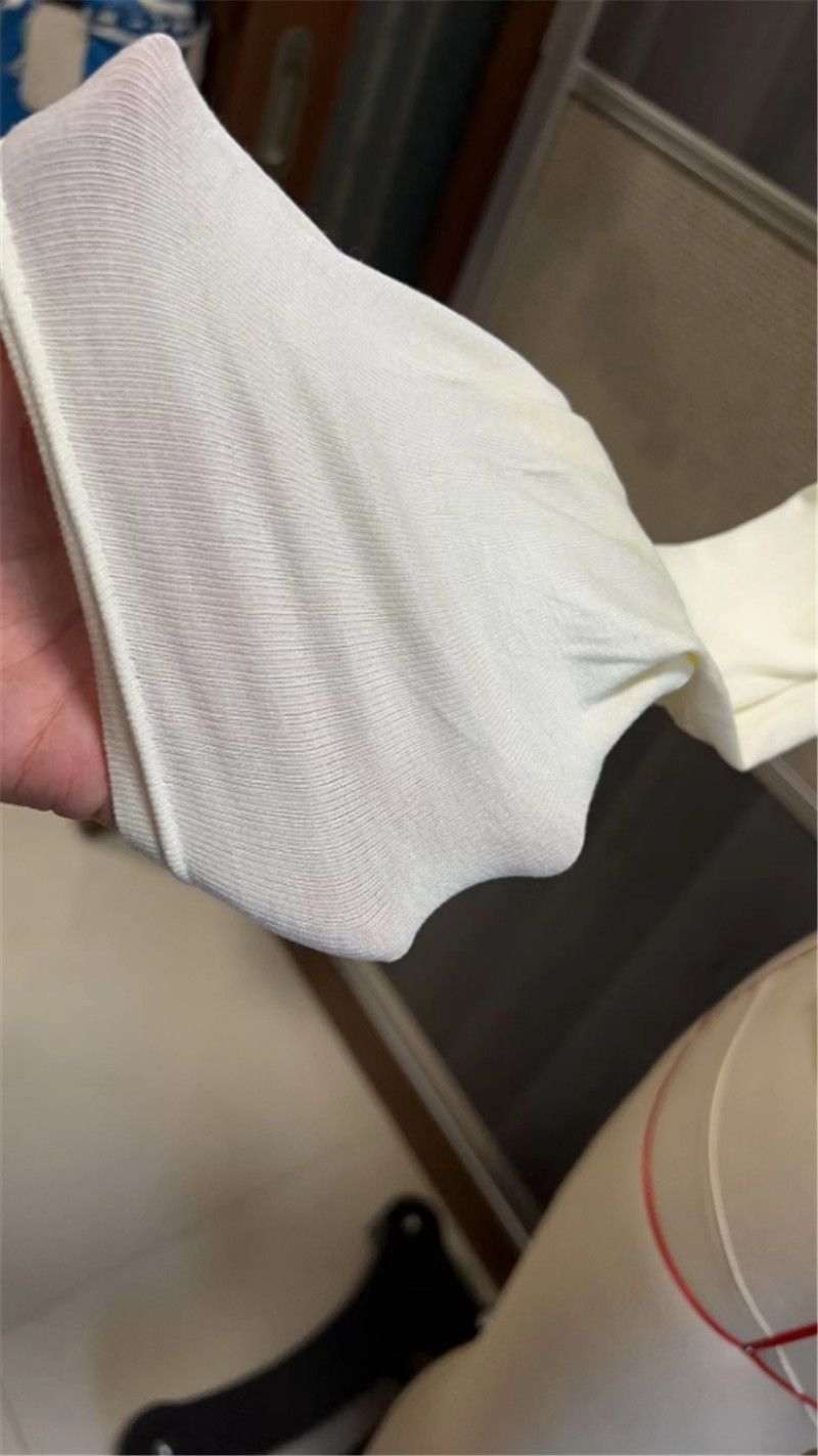 K Solid Color Slim-fit Base T-shirt With Versatile Pleated Design For Women's Top_voghion.com