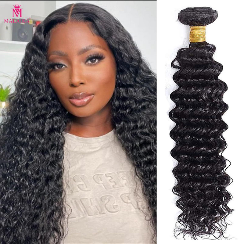 1 pçs pacotes de cabelo virgem brasileiro para mulheres pacote de trama dupla não processado feixes de cabelo humano cor natural para mulher onda do corpo cabelo_voghion.com