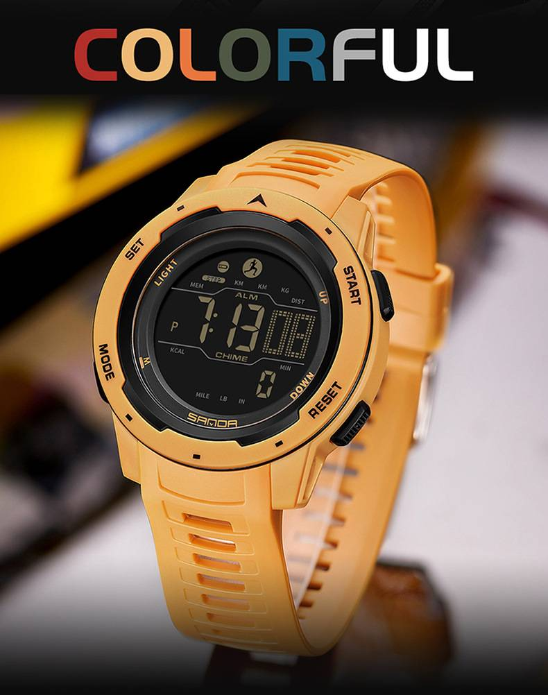 Sports Watch Calorie Pedometer Alarm Clock Waterproof Multifunctional Mountaineering Military Wind Shockproof Smart Watches For Men And Women._voghion.com