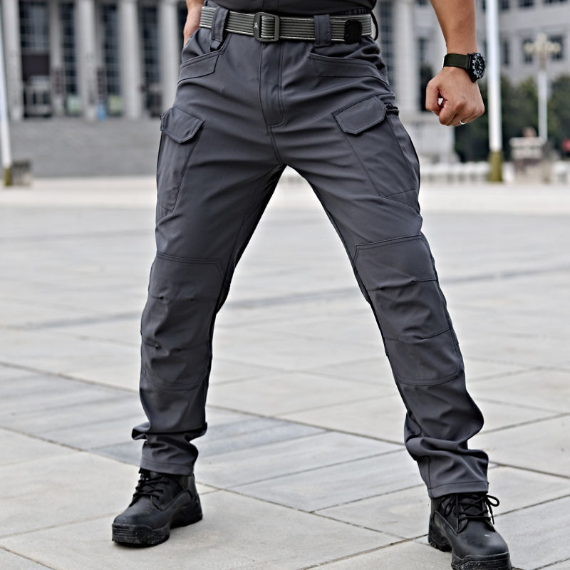 Erkekler İçin Taktik Kargo Pantolonu - Çok Cepli Askeri Kamuflaj İş Pantolonu, Dar Kesim, Açık Hava Antrenman Pantolonu (X7 Serisi)_voghion.com