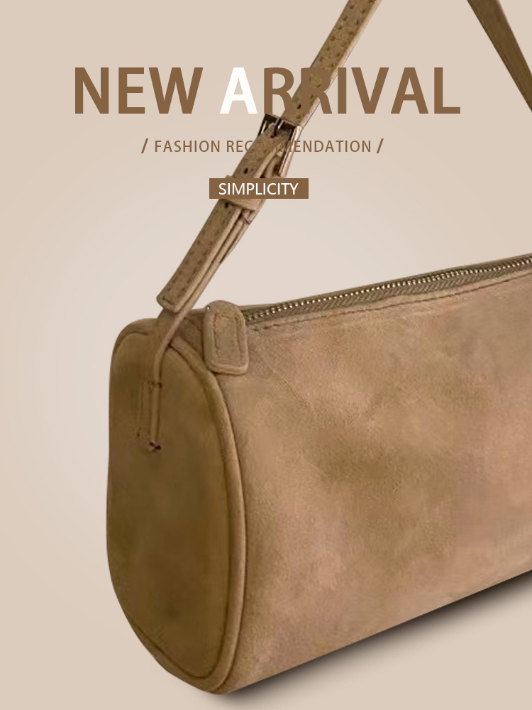 The Row Pencil Simple 90s Cowhide Penholder Mini Underarm Handbag Women's Bag_voghion.com