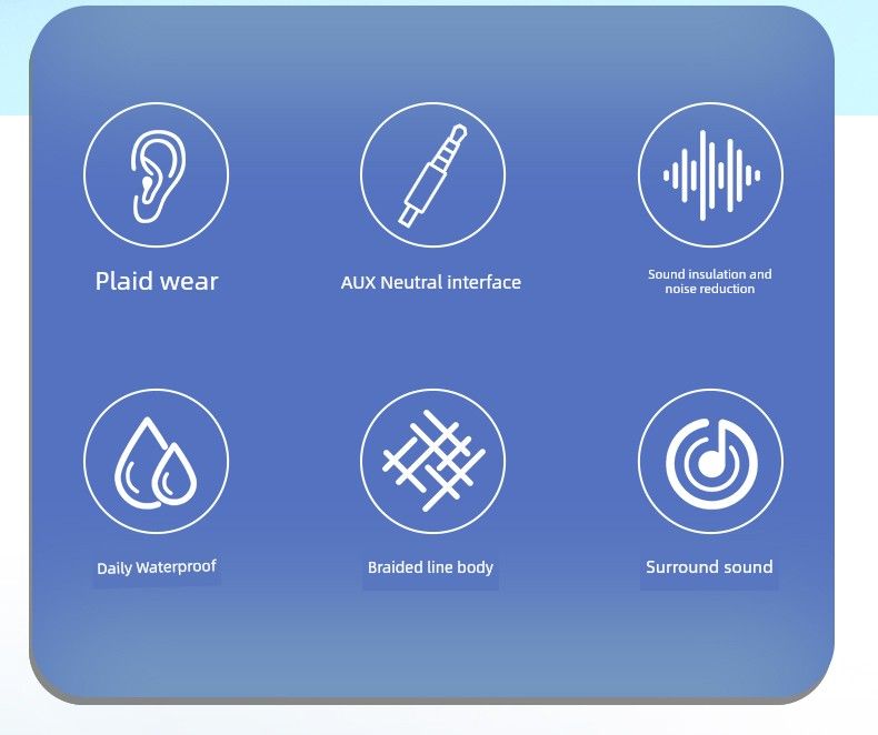 Fabrikk Bluetooth-mottaker Lazy Earbuds Hodetelefoner_voghion.com