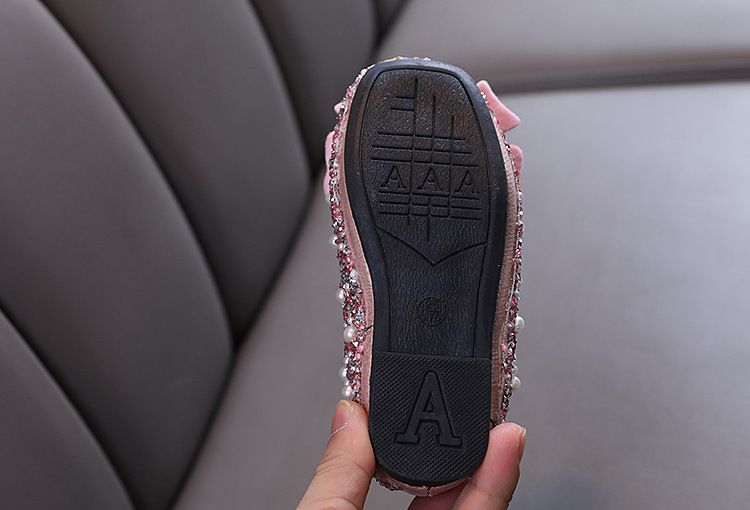 Neu Dame Baby Mädchen Mädchen Prinzessin Diamant Einzelnen Schuh Schuhe Dance_voghion.com