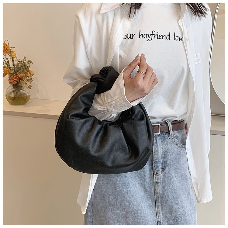 Korean Fashion Moon 2024 Summer New Small Texture Women's Bag Simple and Fresh Handbag_voghion.com