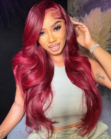 13x6 Lace Front Parykker Ægte hår 200% Densitet Kropbølge Lace Front Parykker Ægte hår HD Transparent Ægte hår Lace Front Parykker til Sorte Kvinder Limfri_voghion.com