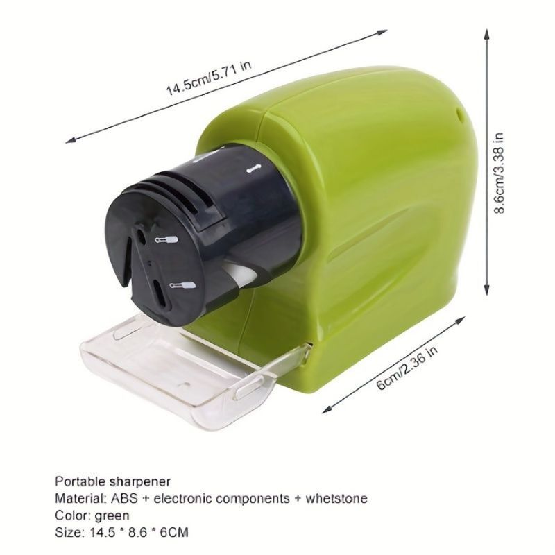 1pc T Sharpener HighSpeed Sistem Multifunctional Kitchen Electric Knives Motorized Scissors Sharpener Rotating Sharpening Knife_voghion.com