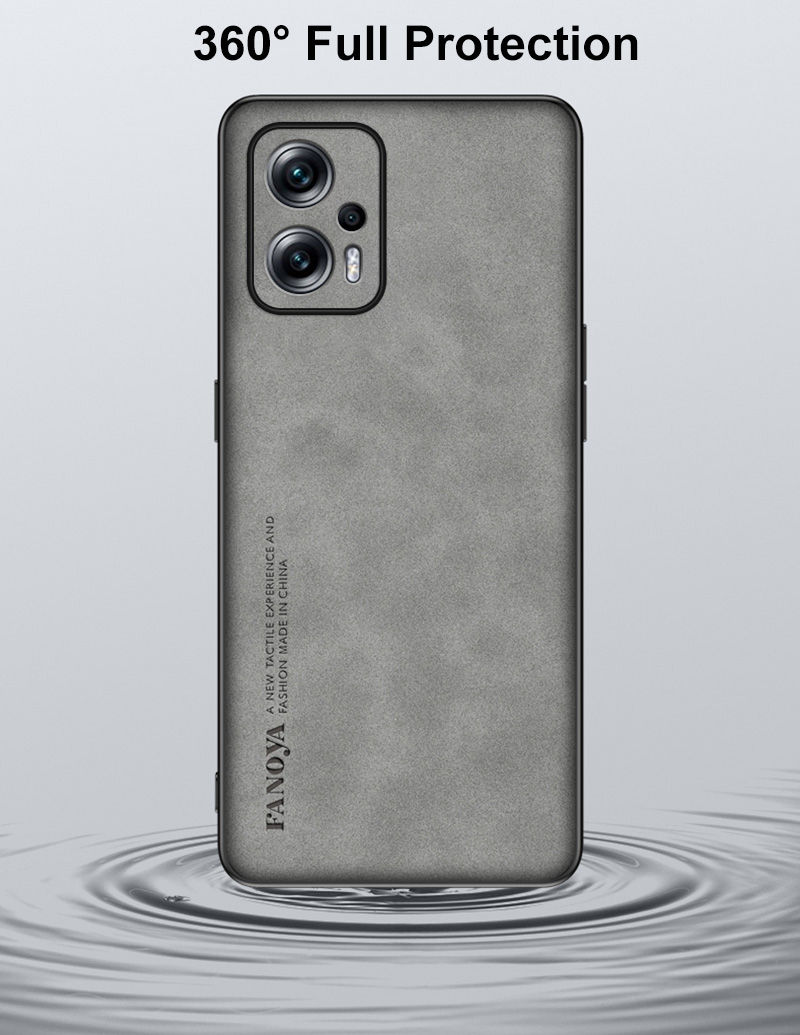 Xiaomi Poco X4 GT X4 Pro 5G Arka Kapak Silikon Tam Koruma Telefon Kılıfı için Lüks Deri Kılıf Poco X3 NFC X3 GT_voghion.com