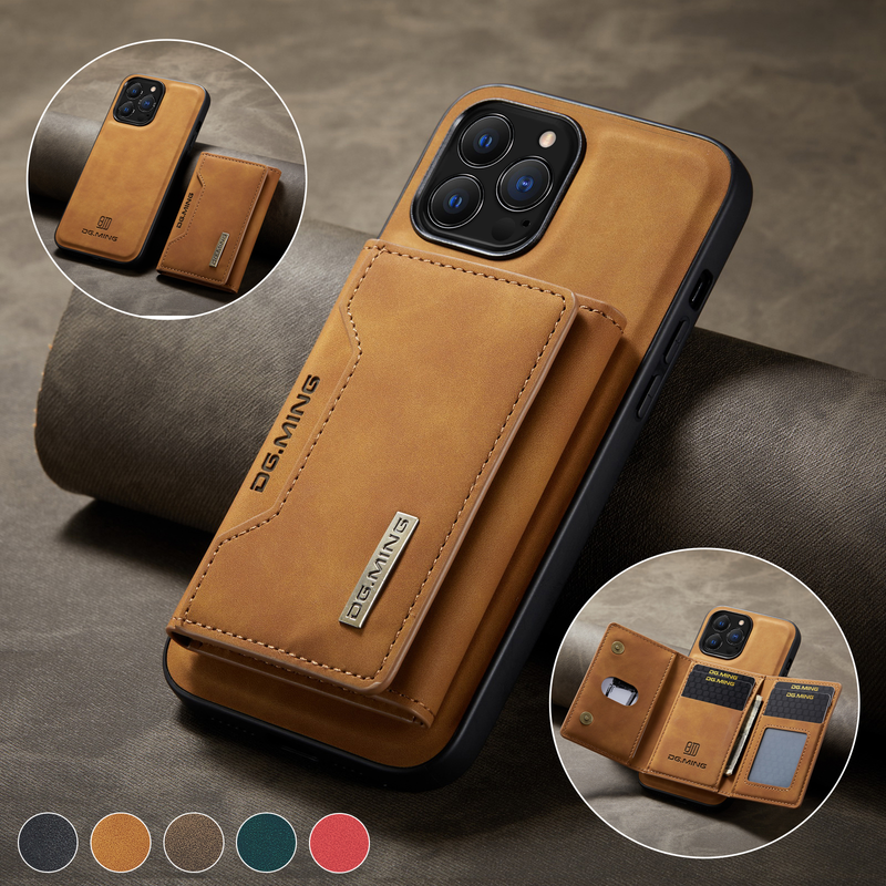 Custodia in pelle magnetica staccabile 2 in 1 per IPhone 13 12 14 11 Pro Max Xs XR 7 8 Plus Se2020 Custodia a portafoglio Tasca porta carte_voghion.com