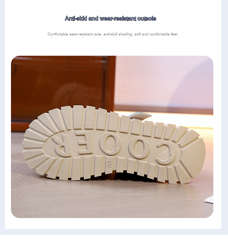 Fleece casual shoes muffin sole women's shoes_voghion.com