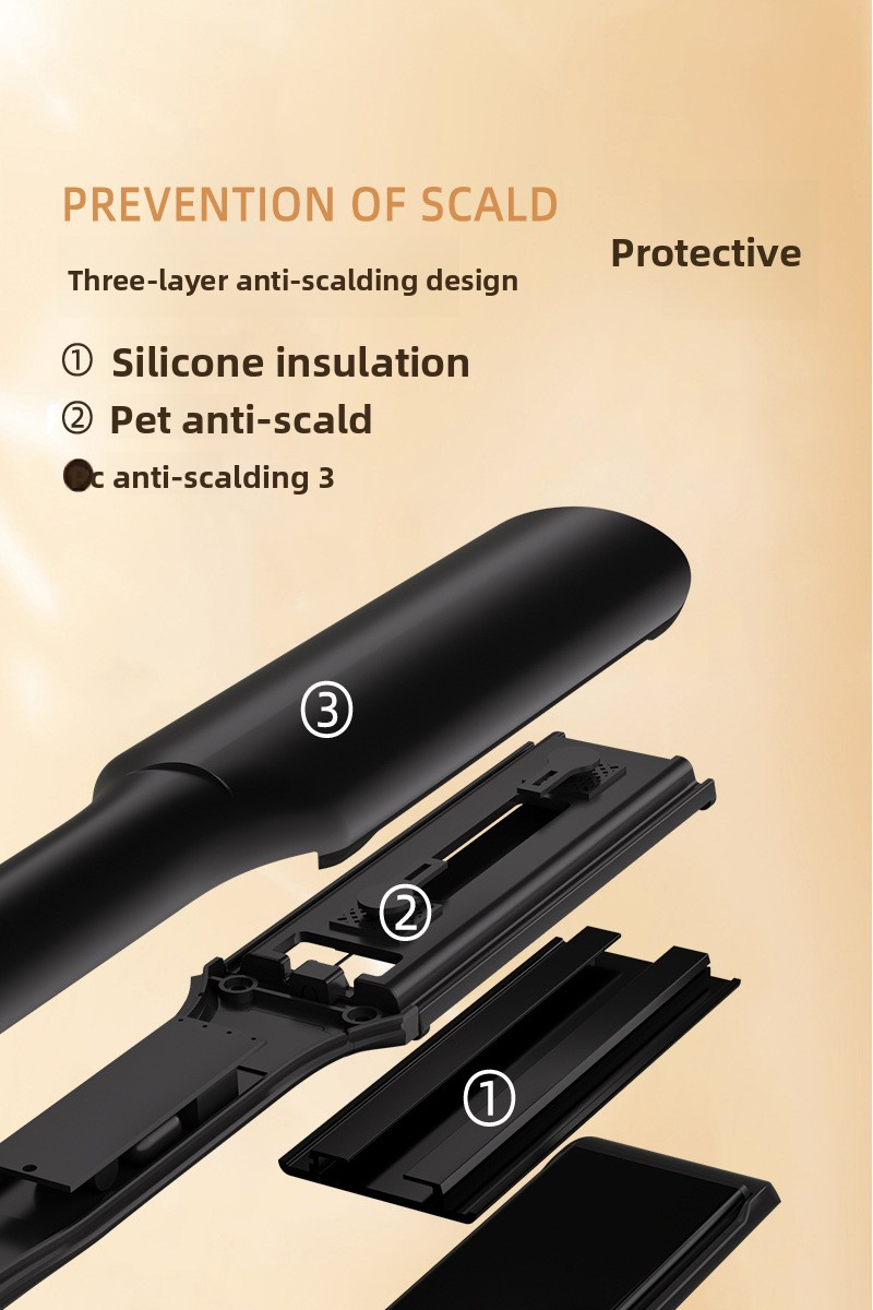 Professional Wide & Narrow Hair Straightener - EU Certified Salon-Grade Flat Iron For Straightening & Curling_voghion.com