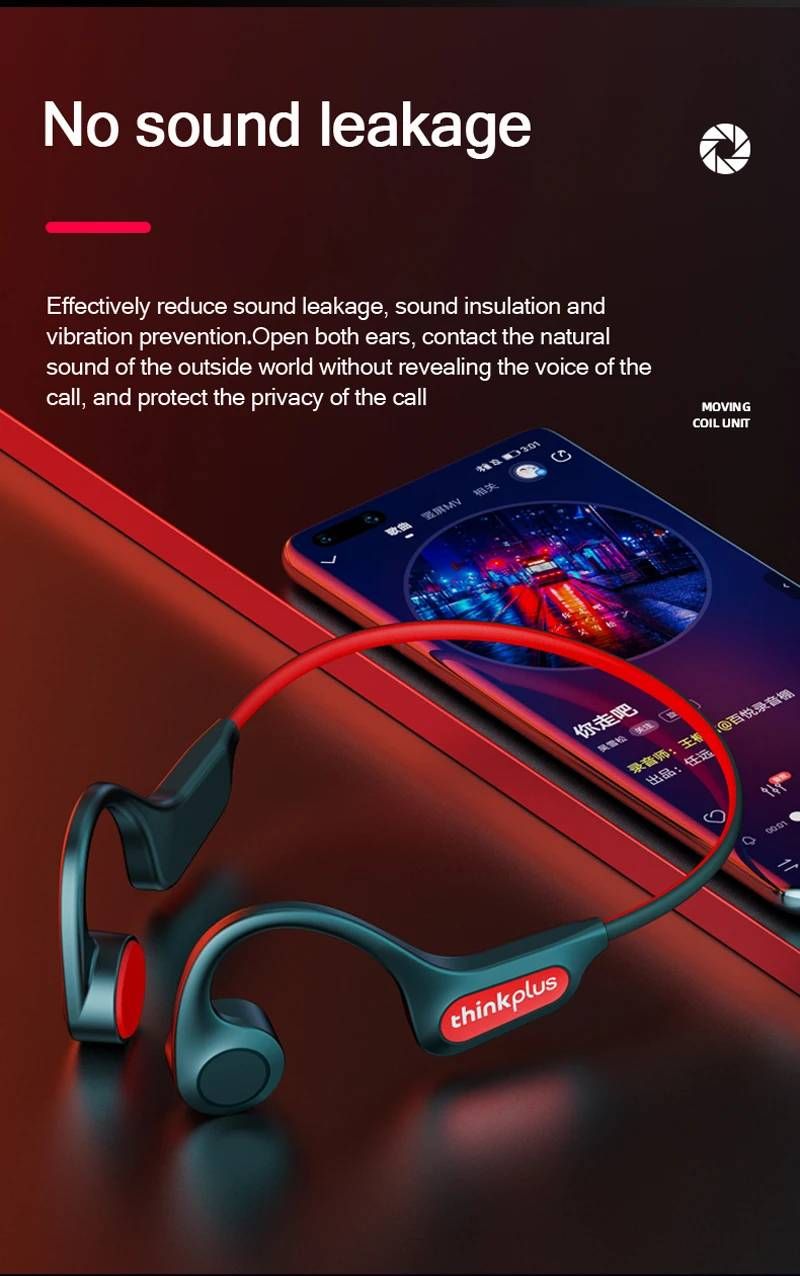 Original Lenovo X3 Pro TWS Bluetooth V5.3 Wireless Bone Conduction Earphone IP56 Waterproof Earbuds Music Sports Headset For Run_voghion.com