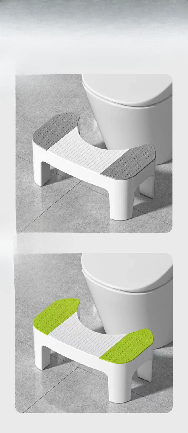 Toiletten-Heimgebrauch, verdicktes, rutschfestes Hockwerkzeug für die Toilette, Toilettenhocker für Kinder und Erwachsene, für Schwangere_voghion.com