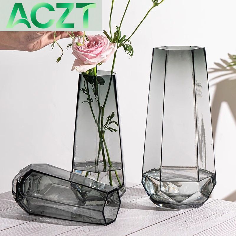 Hochwertige, moderne Glasvase – transparentes Design für Rosen, Lilien und Glücksbambus
ACZT_voghion.com