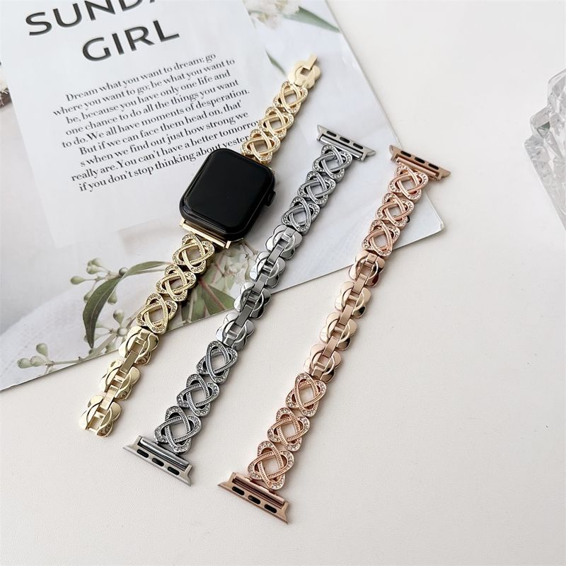 Watch Band For iwatch 42/44/45/49mm 38/40/41mm Metal Fashion Watch Strap for Watch Series Ultra2 Se 9/8/7/6/5/4/3/2/1_voghion.com
