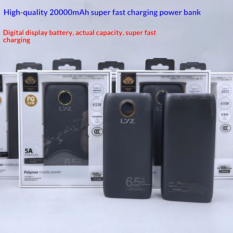 50704555550<=3 High-Quality Real Standard 20000mAh Compact Portable Fast Charging Universal Mobile Power Bank For Business_voghion.com