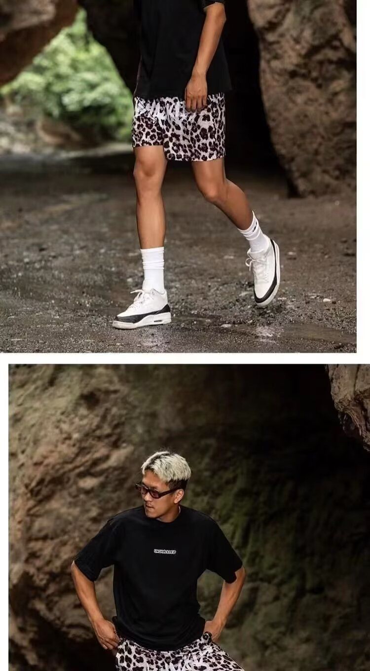 Sports men's summer American basketball trendy brand loose casual pants for outerwear plus size beach shorts_voghion.com