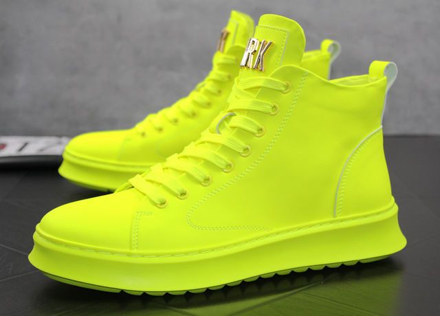 Buty męskie, buty codzienne, buty na cztery pory roku, modne buty, lakierowana skóra, jasne skórzane trampki, buty codzienne dla chłopców za kostkę_voghion.com