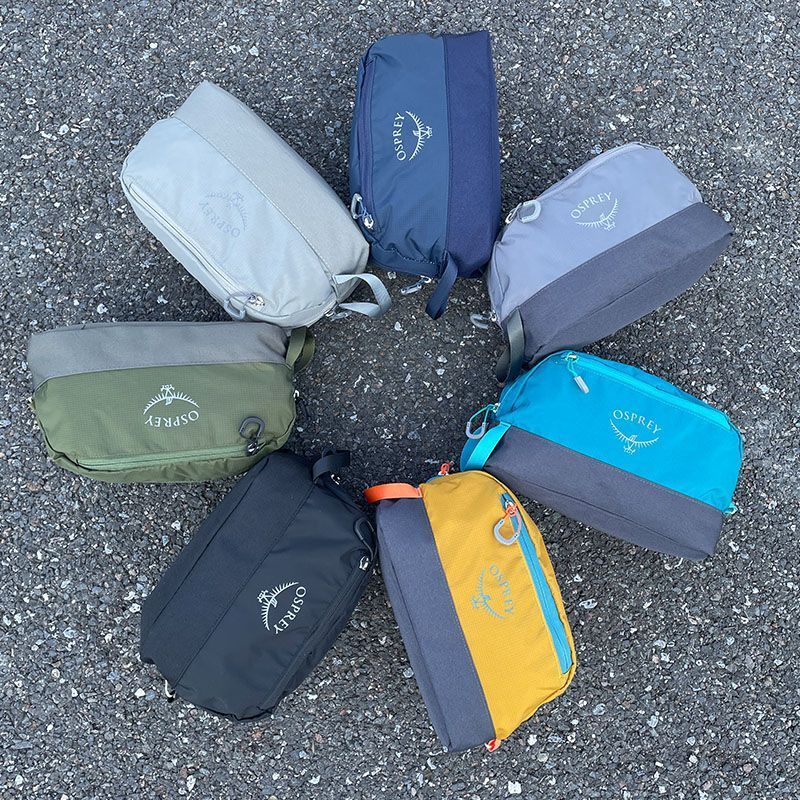 Borsa da toilette Osprey per esterni, borsa da viaggio impermeabile, borsa portaoggetti da 4 litri, grande capacità, borsa per il trucco, borsa organizer multistrato per viaggi di lavoro e campeggio_voghion.com
