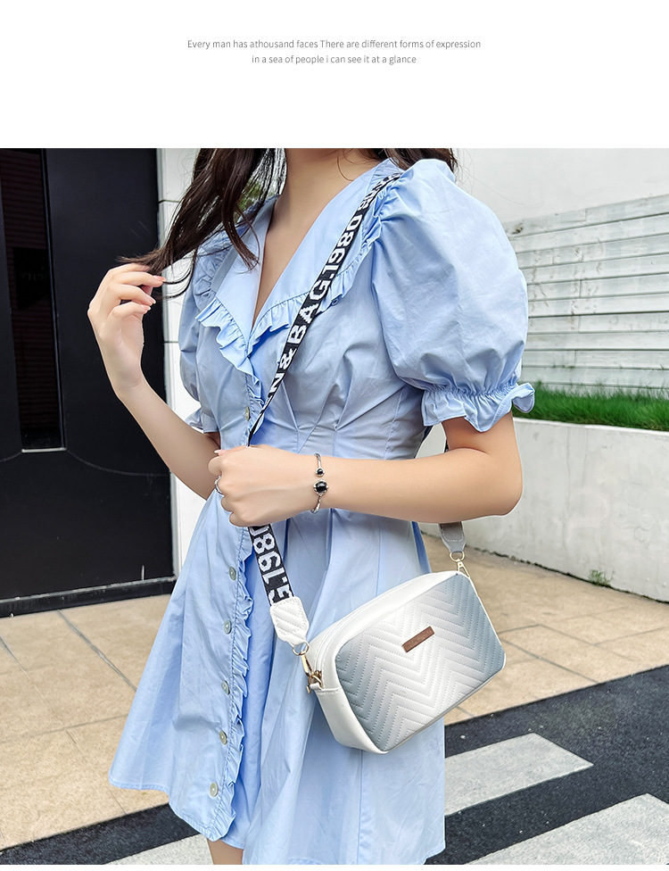 Sacs pour femmes 2022 nouvelle vague motif brodé fer cuir ruban petit sac carré sac photo décontracté diffusion en direct sac cadeau_voghion.com