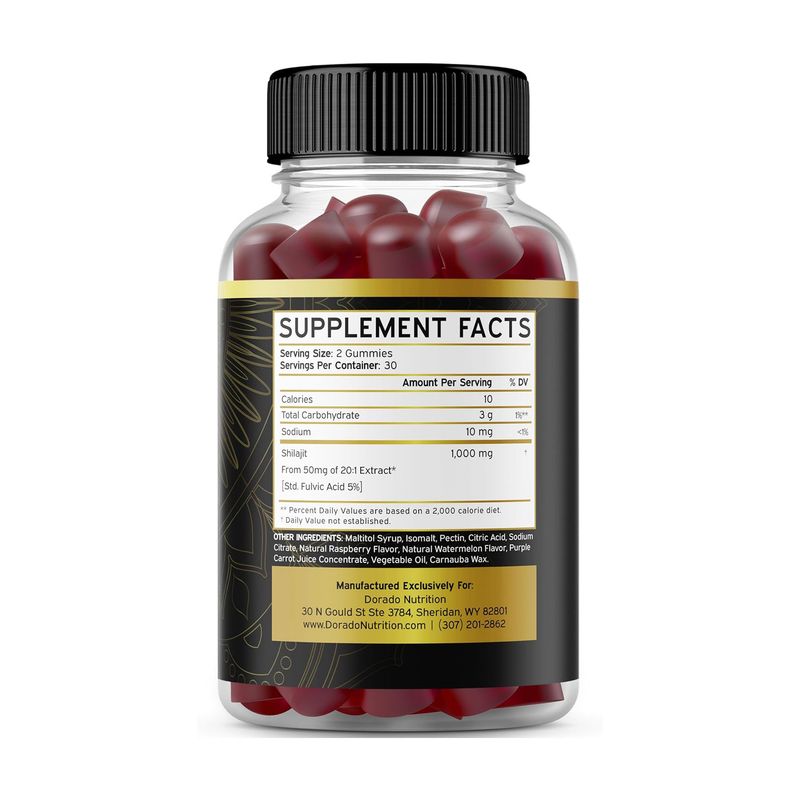 Cross-Border Supply Foreign Trade Shilajit Gummies Manufacturer Custom Processing_voghion.com