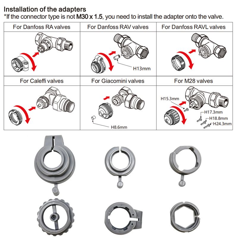 Neien EWek Smart ZigBee Thermostat Heizkierper TRV Programméierbaren Aktuator Heizung Ferntemperaturregler Alexa Google_voghion.com