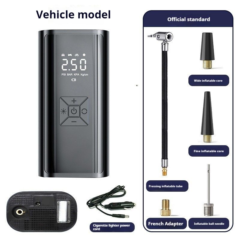 Outdoor-Sport, Reisen, Auto, Motorrad, Reifenfüllpumpe, tragbar, intelligent, kabellos, Digitalanzeige, Inflator, Multifunktionsreifen, Notfall_voghion.com