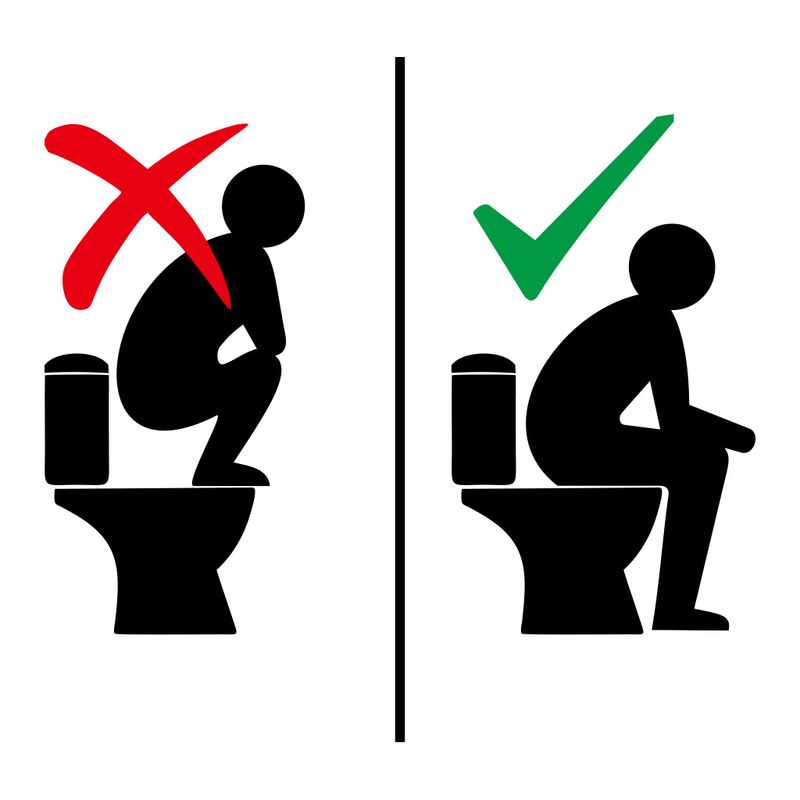 Creative figurine PVC CH81118 toilet reminder wall sticker_voghion.com
