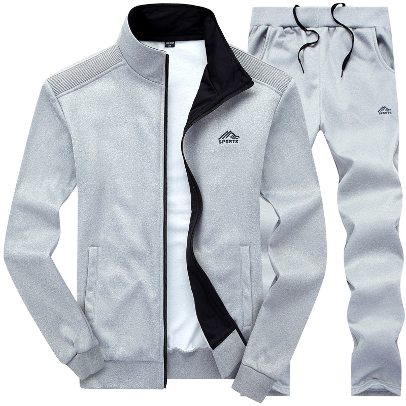 Autumn Men's Casual Tracksuits Long Sleeve Gym Jogging Running Suits Sweatsuit Sets Track Jackets + Pants 2 Piece Sportsuits_voghion.com
