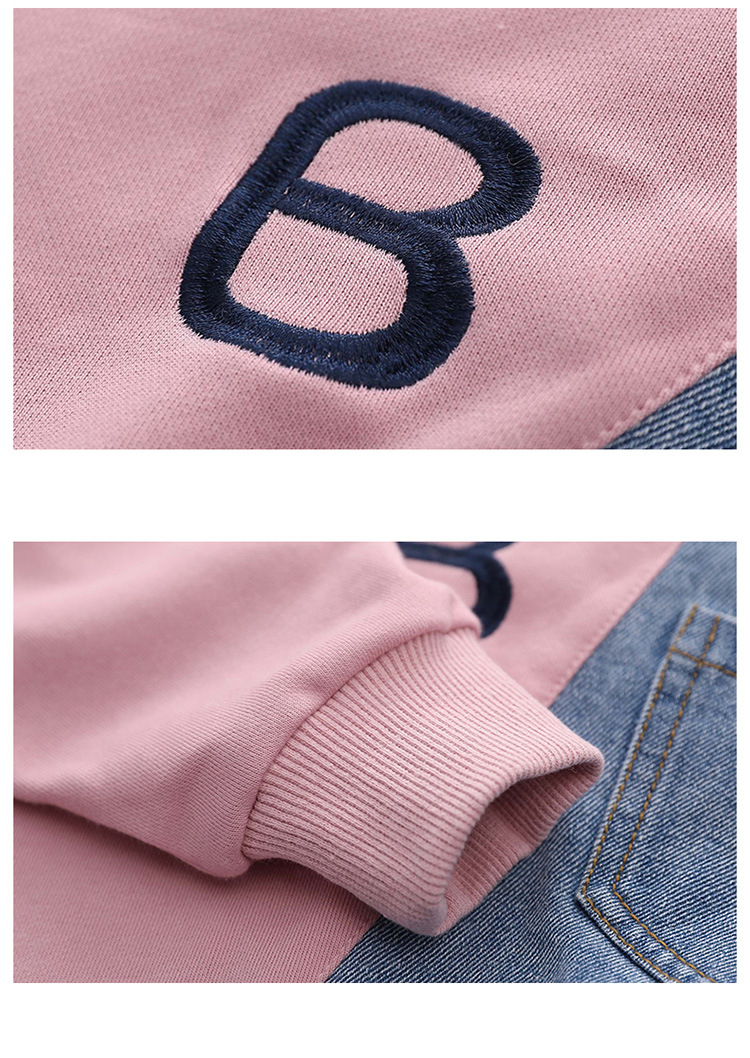 Denim børnedragt til piger, super store børn_voghion.com
