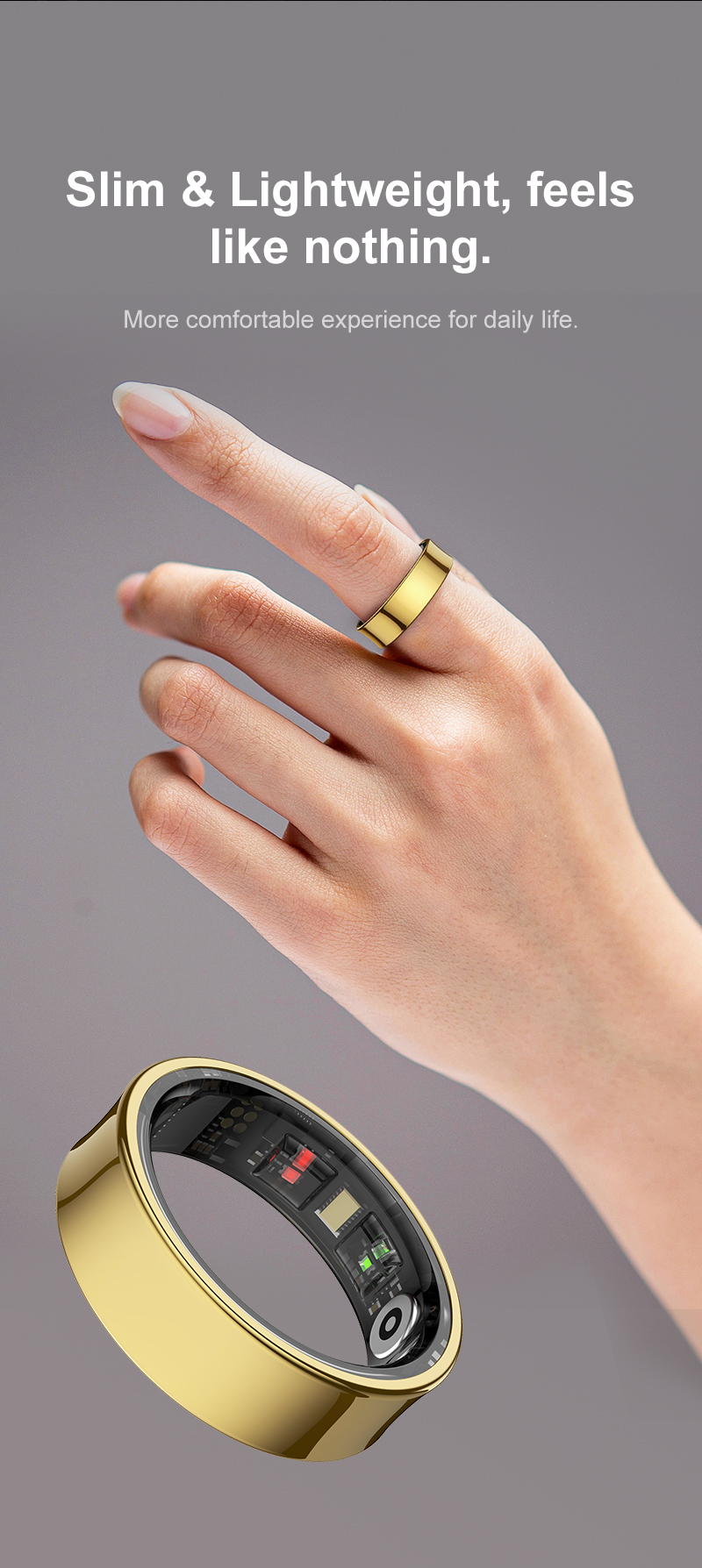 Smart Fitness Tracker - Lépés-, távolság- és kalóriaszámláló alvásfigyeléssel - Vezeték nélküli kapcsolat, USB-töltés, iPhone és Android készülékekhez_voghion.com