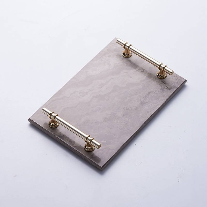Tavă scandinavă din marmură, farfurie decorativă minimalistă pentru bijuterii, articole esențiale pentru baie, farfurie rotundă din piatră cu vene naturale_voghion.com