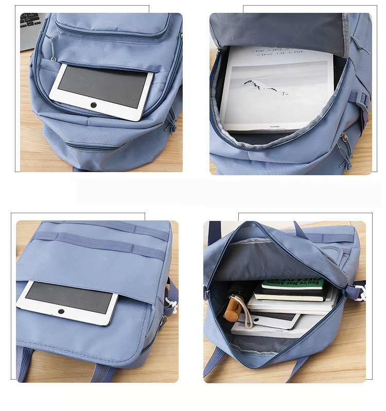 Zaini per bambini, estate, nuova stagione scolastica, zaino per studenti della scuola primaria di 3a e 4a elementare, stile coreano, semplice, grande capacità, borsa casual in tela_voghion.com