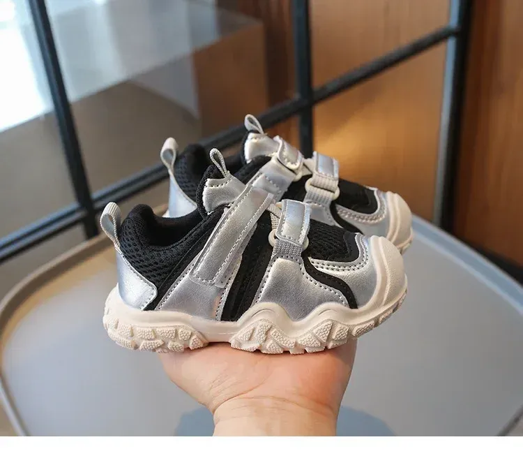 Zapatillas de deporte transpirables para niños y niñas, de otoño 2024, nuevas, ligeras, suaves y versátiles_voghion.com
