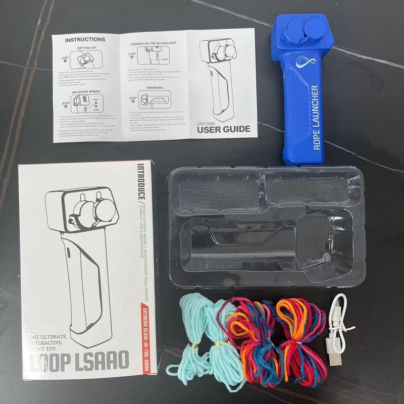 Handheld touwwerper met regelbare snelheid voor nachtlampje touwspeelgoed_voghion.com