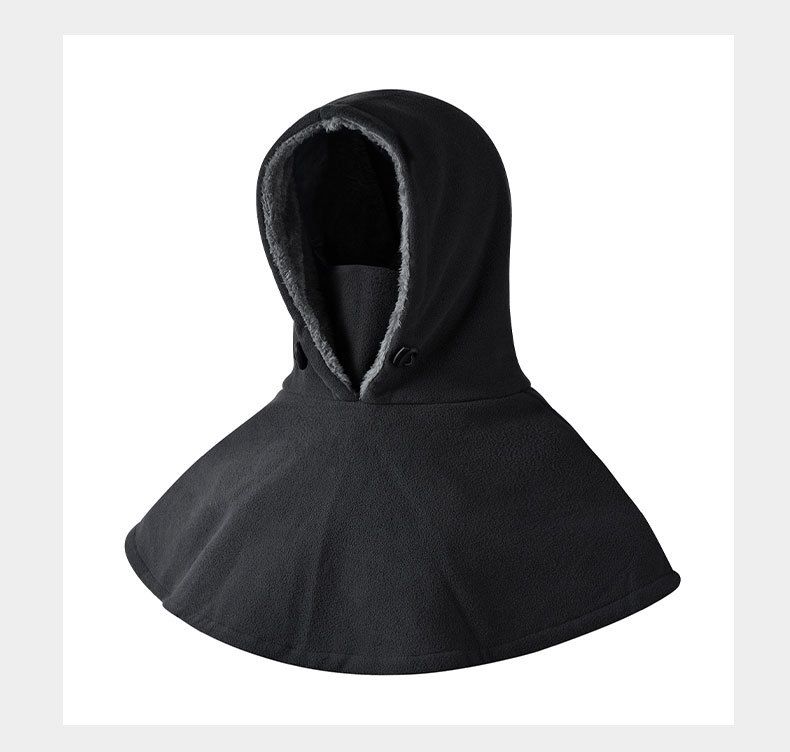 Cross-Border Winter Outdoor Cycling Headgear Warm Polar Shoulder Protection Windproof Fleece Thickened CS Hat_voghion.com