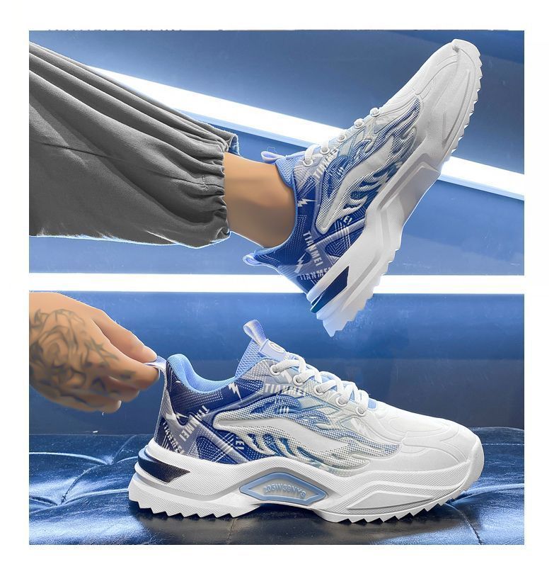 Herbst Herren 2025 Neue Student Sport Casual Jugend Mesh Papa Vielseitige trendige atmungsaktive Schuhe für Männer_voghion.com