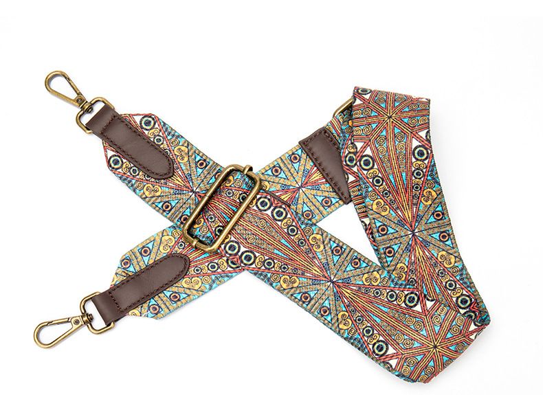 Personalized Bag Shoulder Strap Genuine Leather Bag Accessories Crossbody Bag Metal Accessories Buckle Retro Bohemian Shoulder Strap_voghion.com
