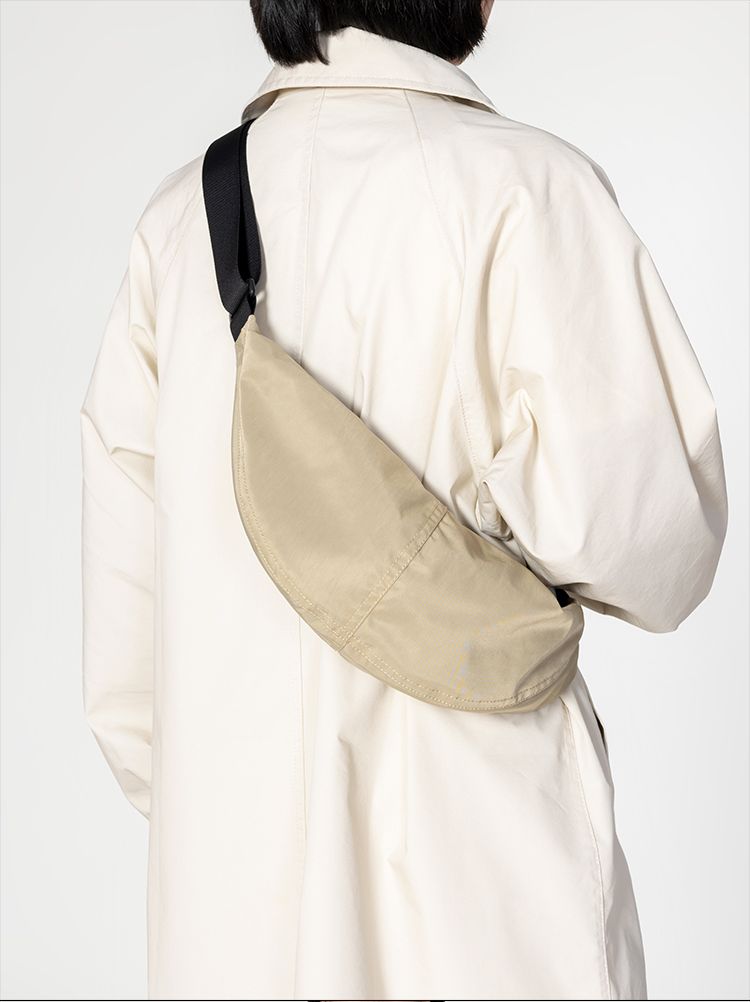 Borsa a tracolla piccola per esterni Mennong Neutral Wrinkle Washing_voghion.com
