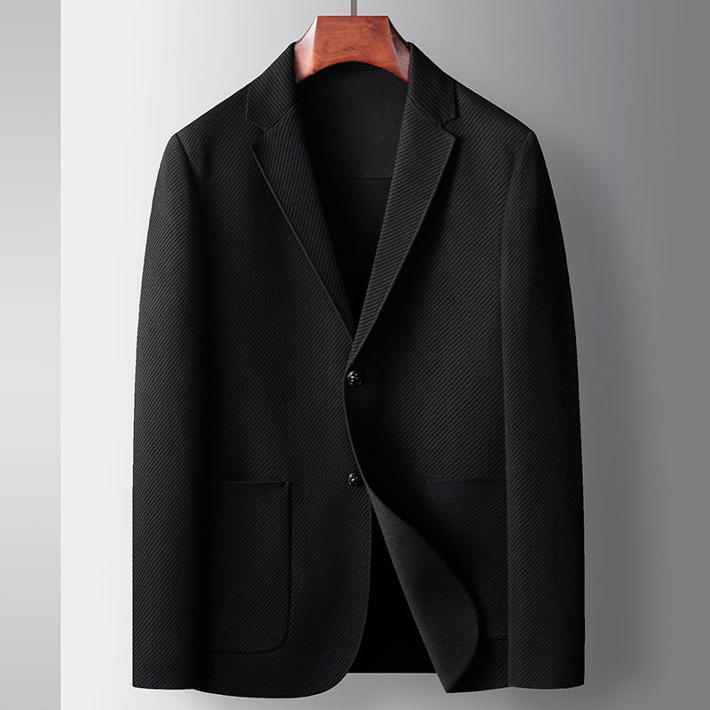 Abito casual da uomo CT 2025 Autunno Inverno Business leggero monopetto in maglia twee blazer per giovani_voghion.com