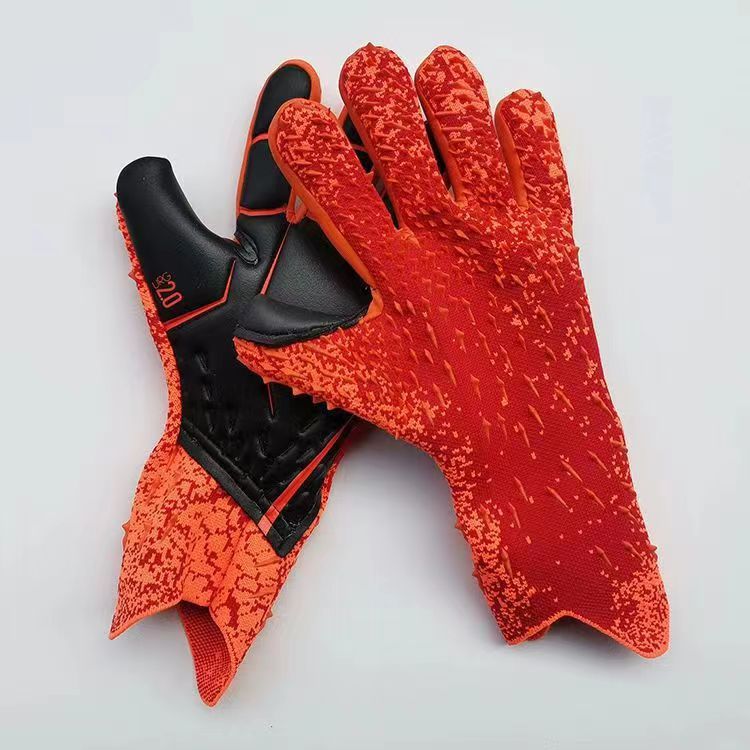 Guantes de portero de fútbol Guantes de portero transpirables antideslizantes resistentes al desgaste de látex para niños adultos profesionales sin protección para los dedos_voghion.com