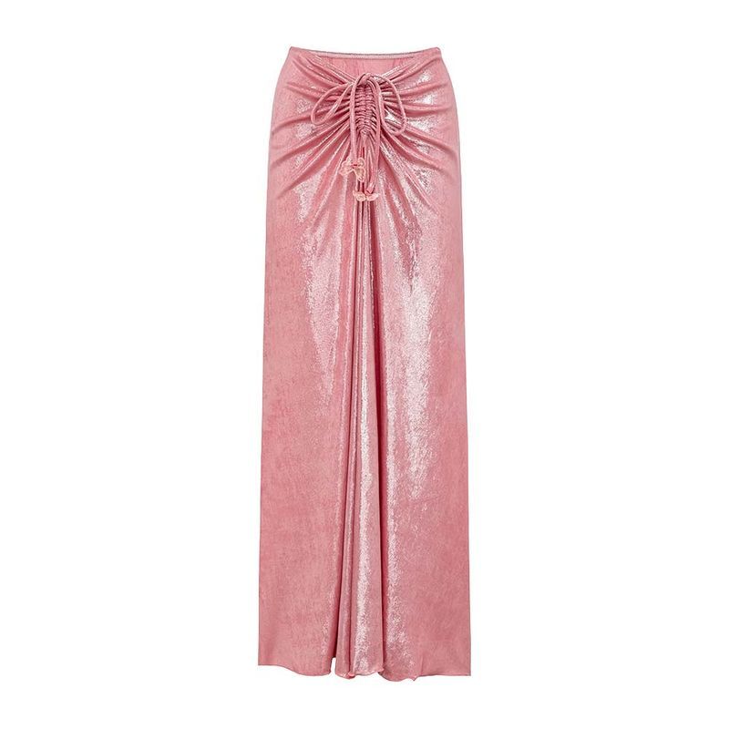 Maillot de bain une pièce rose brillant avec décoration papillon tridimensionnelle pour femme_voghion.com