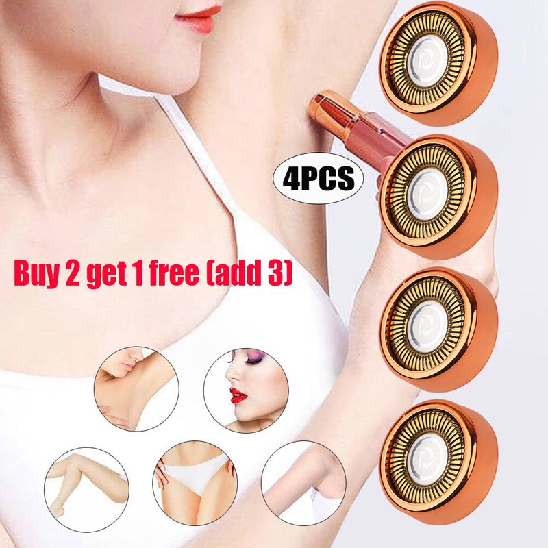 4 x neue FLAWLBSS Haarentferner Ersatzköpfe Klinge Finishing Touch Epilierer UK_voghion.com