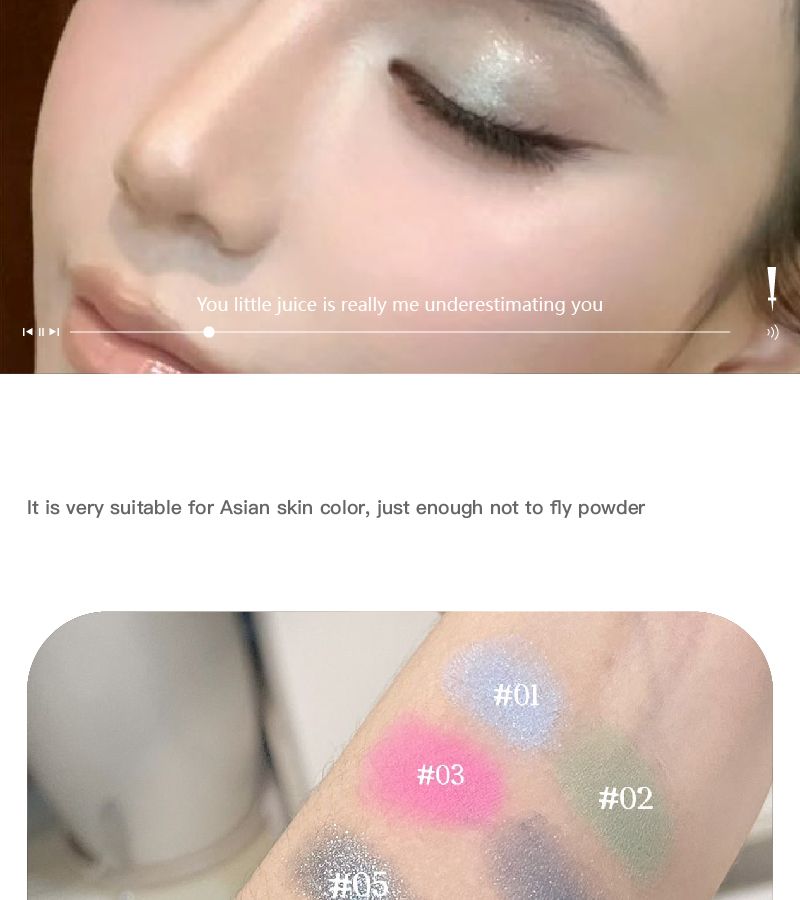 HERORANGE Jugend Monochrome Make-Up Lidschatten Ins Perlglanz Feine Flash Natürliche Zarte Kartoffelpüree Lidschatten Platte_voghion.com